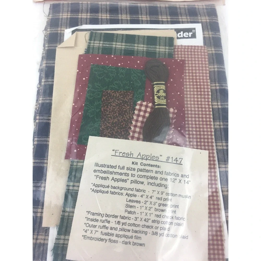 Just My Imagination #147 Fresh Apples Pillow Cushion Case Mary Kerr 12